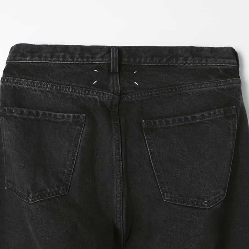 MAISON MARGIELA MAISON MARGLELA＜メゾンマルジェラ＞ ストレートデニムパンツ BLACK