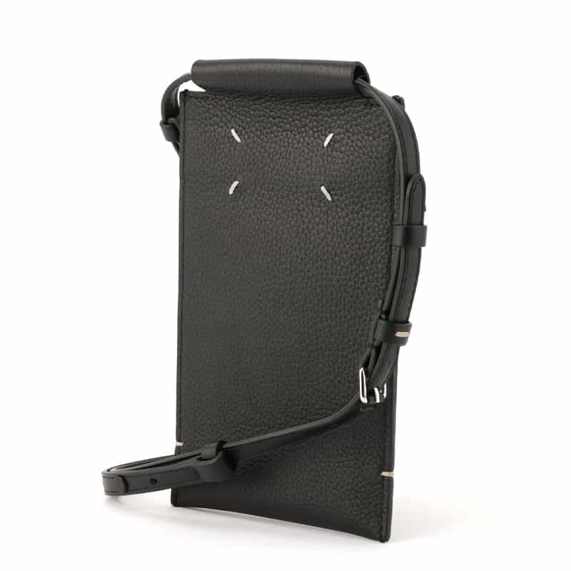 MAISON MARGIELA MAISON MARGLELA＜メゾンマルジェラ＞ ストラップ付スマートフォンケース BLACK