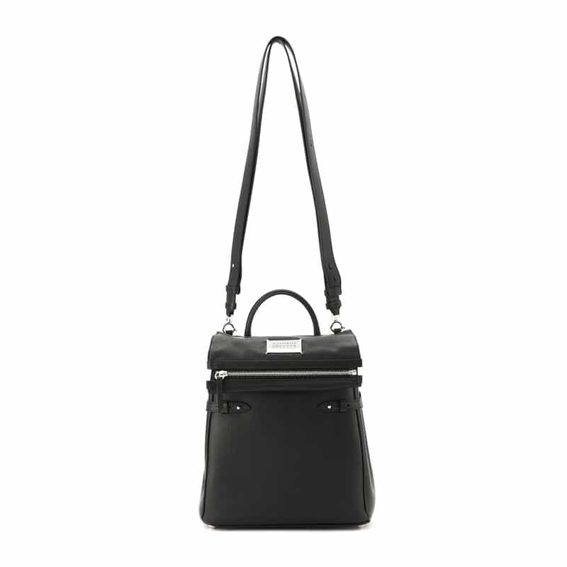 MAISON MARGIELA MAISON MARGLELA＜メゾンマルジェラ＞ レザーハンドバッグ BLACK