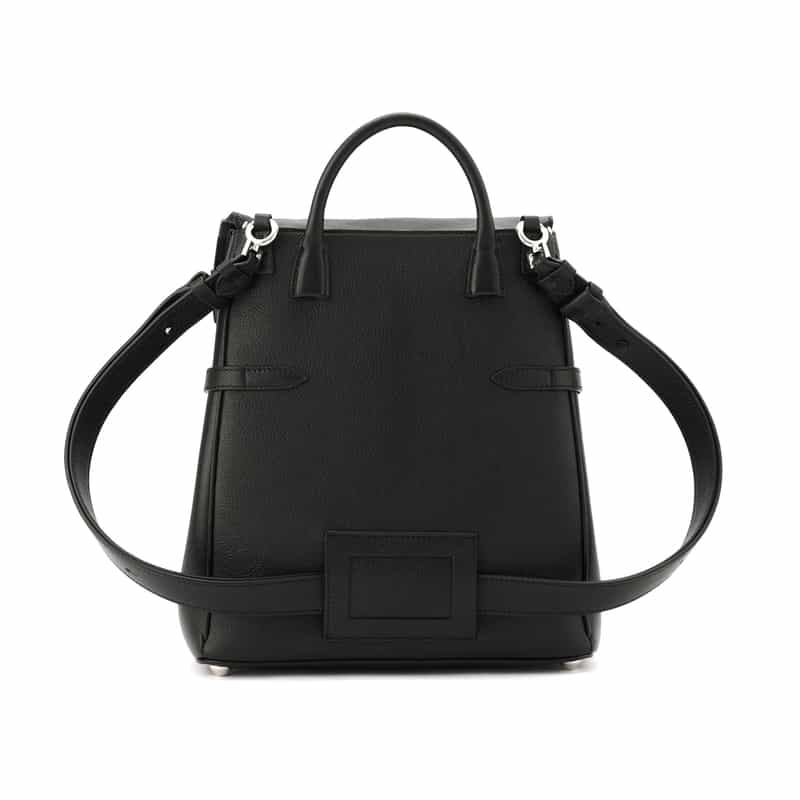 MAISON MARGIELA MAISON MARGLELA＜メゾンマルジェラ＞ レザーハンドバッグ BLACK