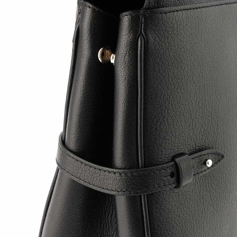 MAISON MARGIELA MAISON MARGLELA＜メゾンマルジェラ＞ レザーハンドバッグ BLACK