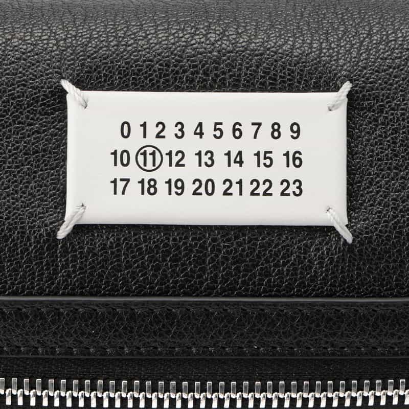 MAISON MARGIELA MAISON MARGLELA＜メゾンマルジェラ＞ レザーハンドバッグ BLACK