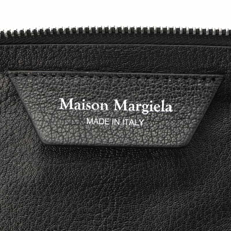 MAISON MARGIELA MAISON MARGLELA＜メゾンマルジェラ＞ レザーハンドバッグ BLACK