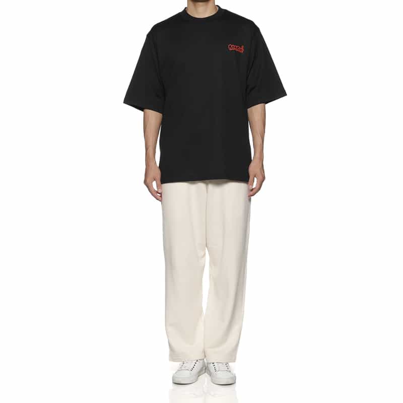MARNI MARNI＜マルニ＞ バーニーズ　ニューヨーク限定 ロゴ入りTシャツ BLACK