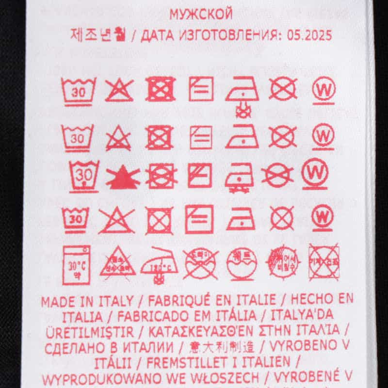 MARNI MARNI＜マルニ＞ バーニーズ　ニューヨーク限定 ロゴ入りTシャツ BLACK