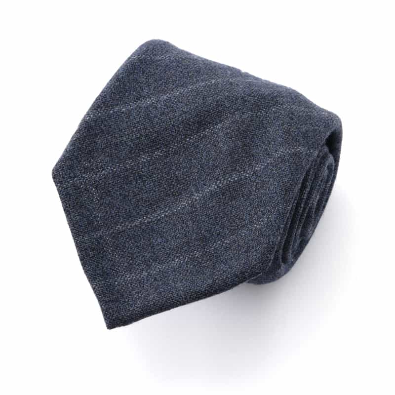 BARNEYS NEW YORK ストライプ柄タイ NAVY