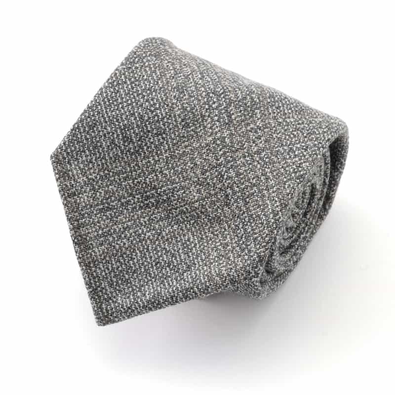 BARNEYS NEW YORK グレンチェック柄タイ LIGHT GRAY