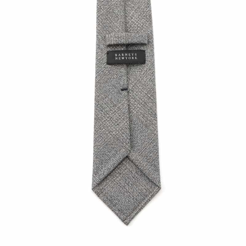 BARNEYS NEW YORK グレンチェック柄タイ LIGHT GRAY