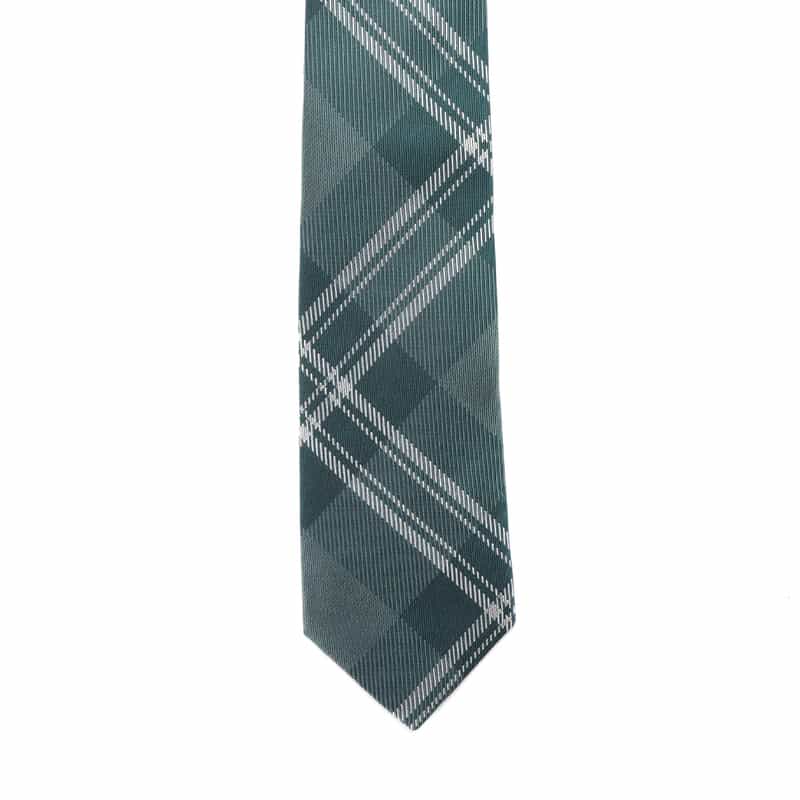 BARNEYS NEW YORK チェック柄タイ GREEN