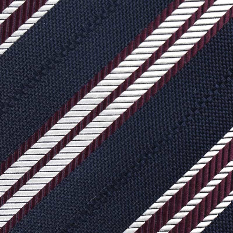 BARNEYS NEW YORK ストライプ柄タイ NAVY