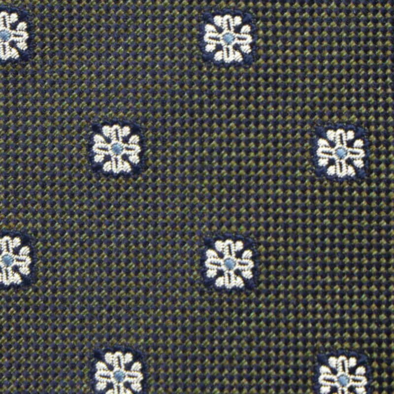 BARNEYS NEW YORK 小紋柄タイ KHAKI