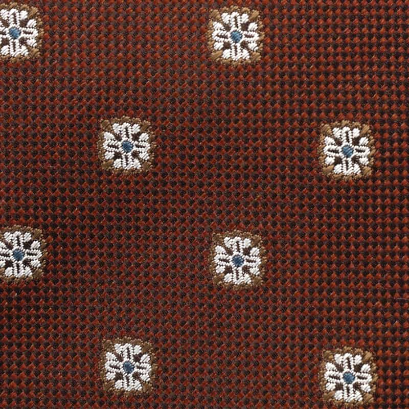 BARNEYS NEW YORK 小紋柄タイ ORANGE