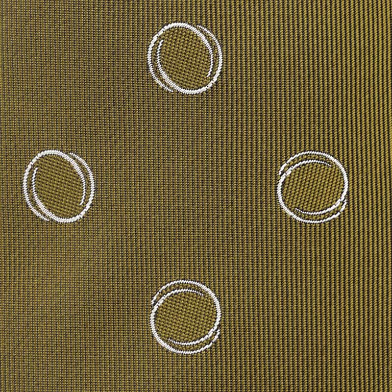 BARNEYS NEW YORK サークル小紋柄タイ YELLOW