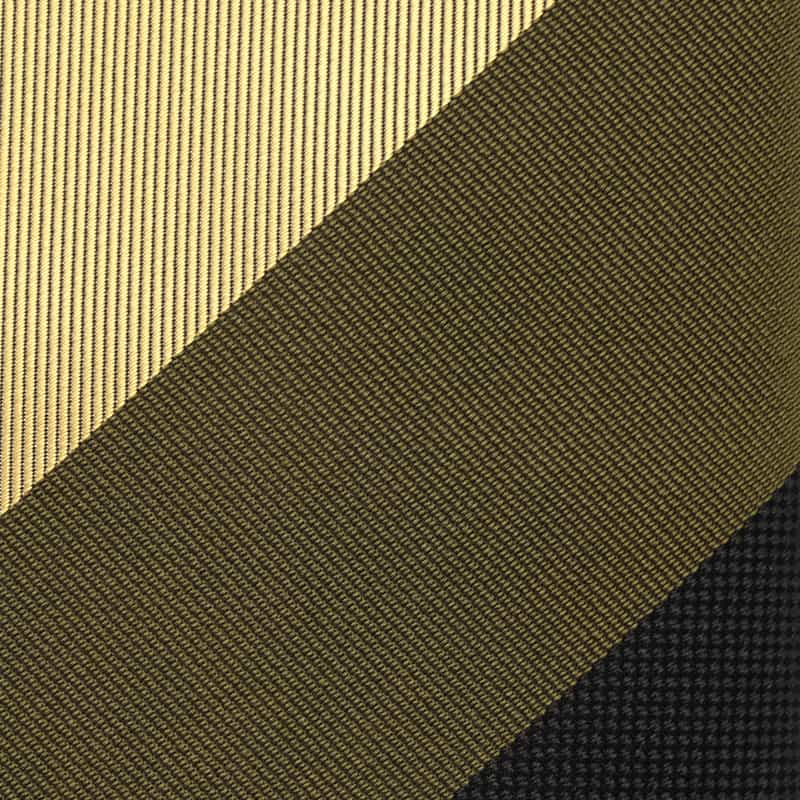 BARNEYS NEW YORK ストライプ柄タイ KHAKI