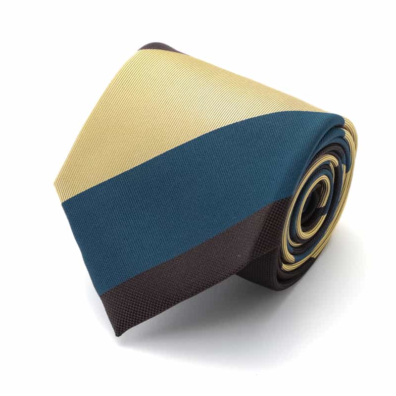 BARNEYS NEW YORK ストライプ柄タイ BLUE