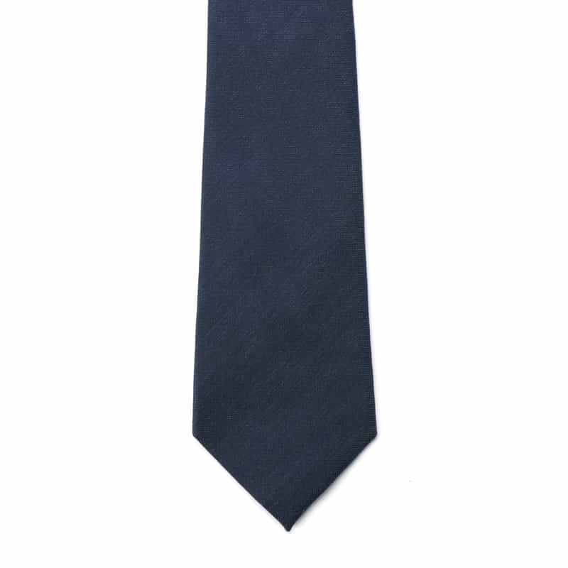 BARNEYS NEW YORK ソリッドタイ NAVY