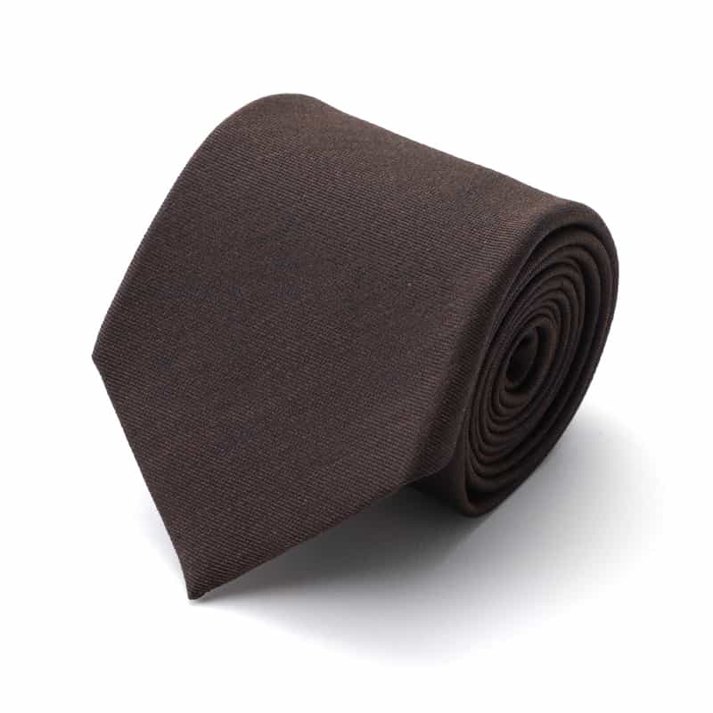 BARNEYS NEW YORK ソリッドタイ BROWN