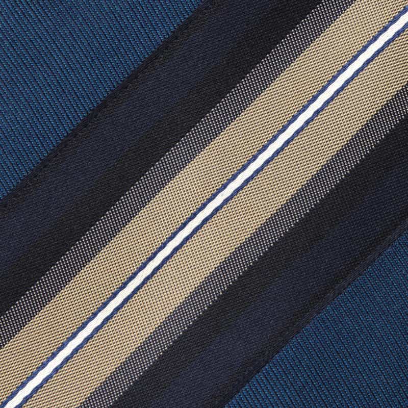 BARNEYS NEW YORK オルタネイトストライプ柄タイ NAVY