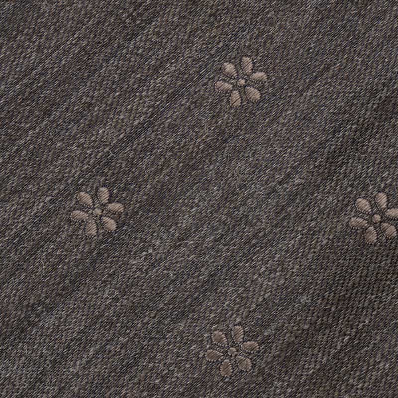 BARNEYS NEW YORK 花小紋柄タイ BEIGE