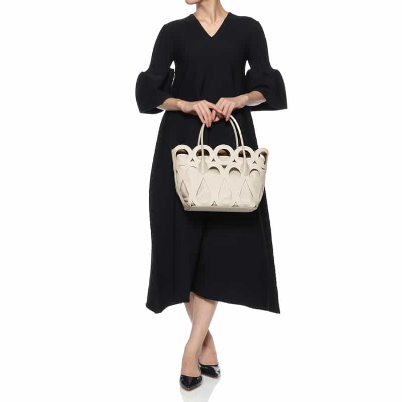 MARY AL TERNA MARYALTERNA＜メアリオルターナ＞ ハンドバッグ"MAZE" IVORY