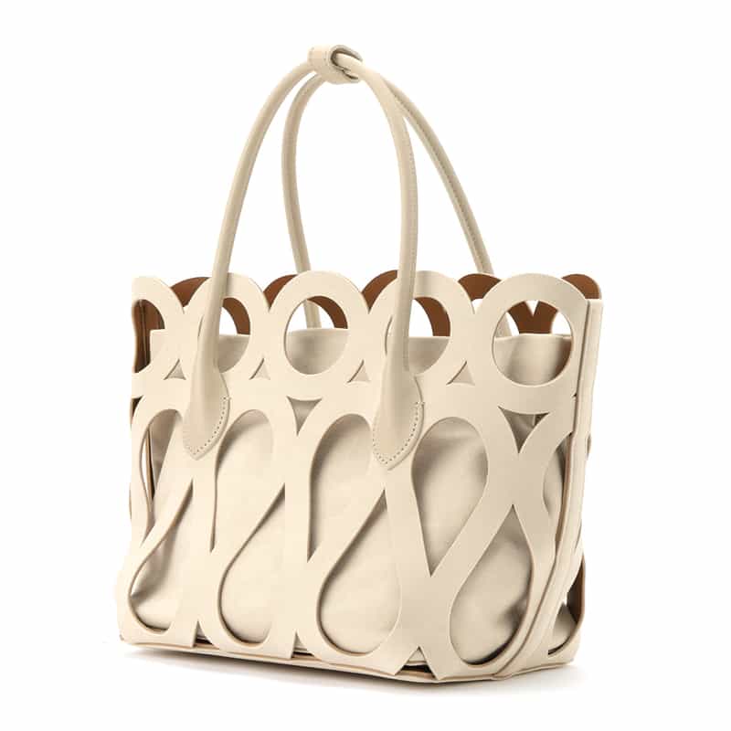 MARY AL TERNA MARYALTERNA＜メアリオルターナ＞ ハンドバッグ"MAZE" IVORY