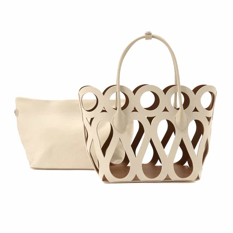 MARY AL TERNA MARYALTERNA＜メアリオルターナ＞ ハンドバッグ"MAZE" IVORY