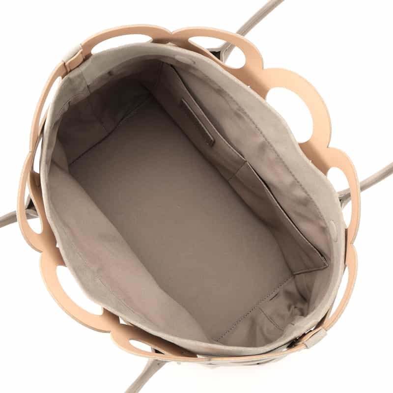 MARY AL TERNA MARYALTERNA＜メアリオルターナ＞ ハンドバッグ"MAZE" GRAY BEIGE