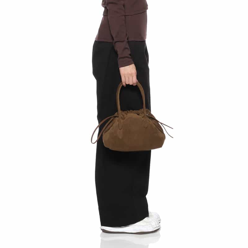 MARY AL TERNA MARYALTERNA＜メアリオルターナ＞ ミニハンドバッグ"WRING" BROWN