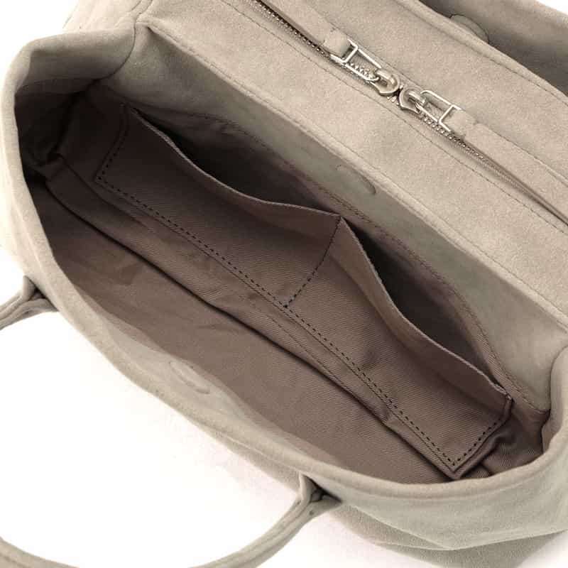 MARY AL TERNA MARYALTERNA＜メアリオルターナ＞ ミニハンドバッグ"RIKYU MINI" GRAY BEIGE