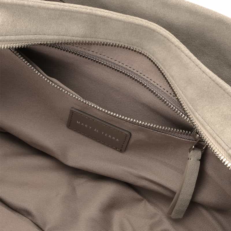 MARY AL TERNA MARYALTERNA＜メアリオルターナ＞ ミニハンドバッグ"RIKYU MINI" GRAY BEIGE