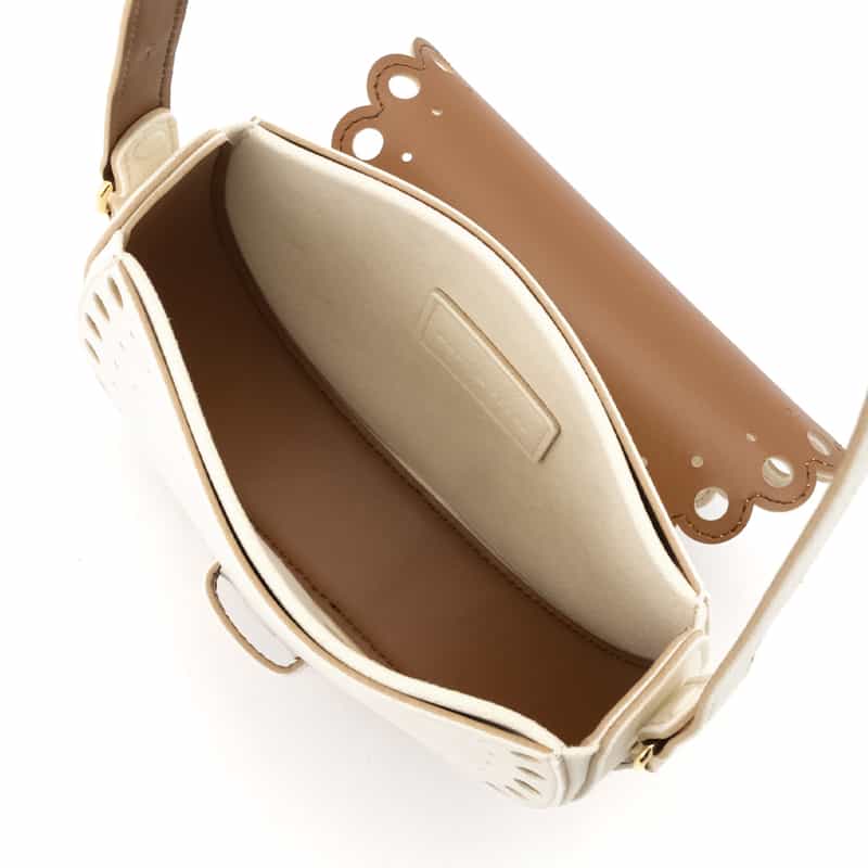 MARY AL TERNA MARYALTERNA＜メアリオルターナ＞ クロスボディバッグ "ENSOU" IVORY