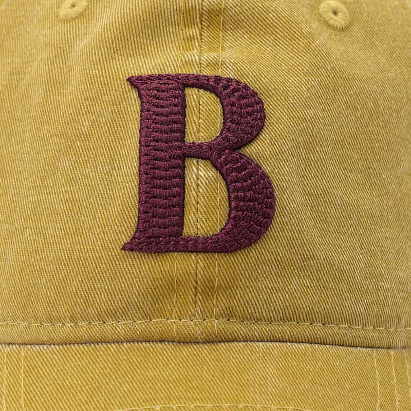 BARNEYS NEW YORK "BARNEYS" NEW ERAコラボレーション ヴィンテージ加工ロゴキャップ BEIGE