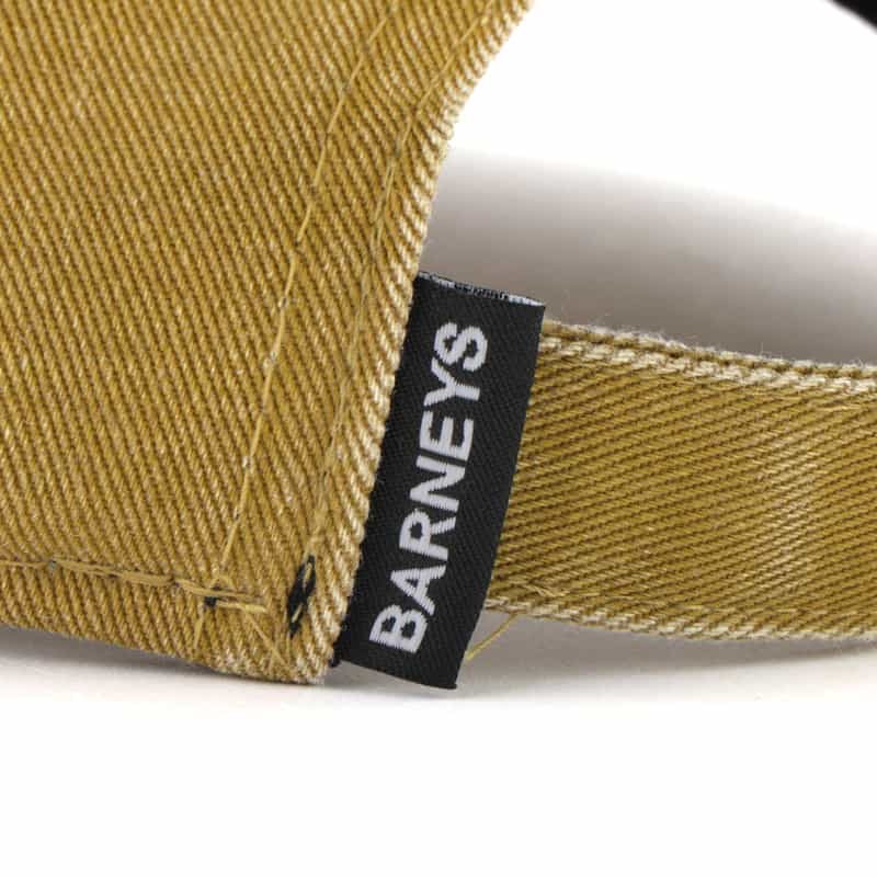 BARNEYS NEW YORK "BARNEYS" NEW ERAコラボレーション ヴィンテージ加工ロゴキャップ BEIGE