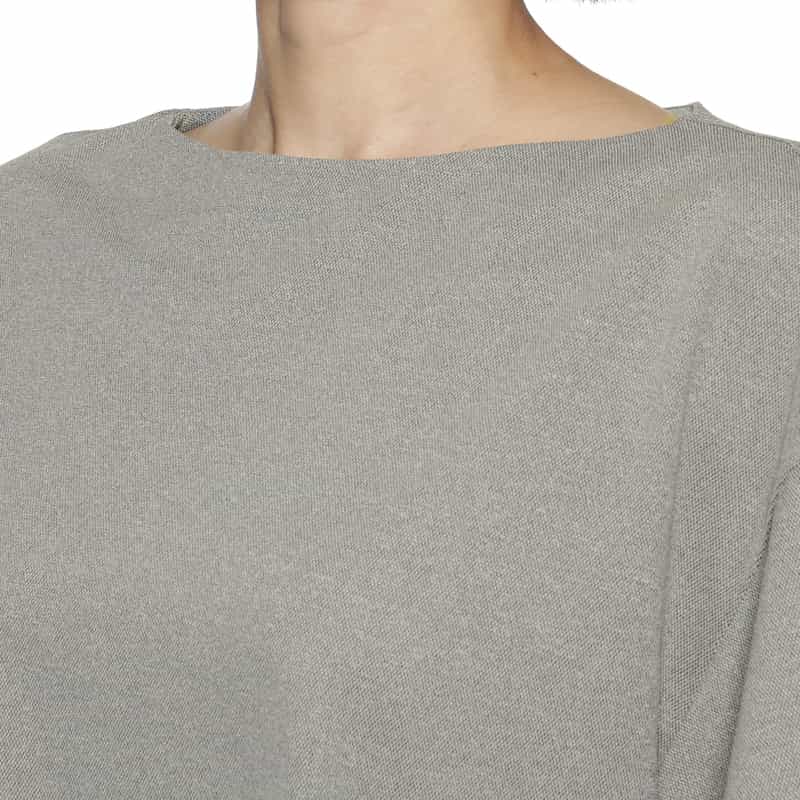 BARNEYS NEW YORK ウォッシャブル フレアスリーブカットソー GRAY