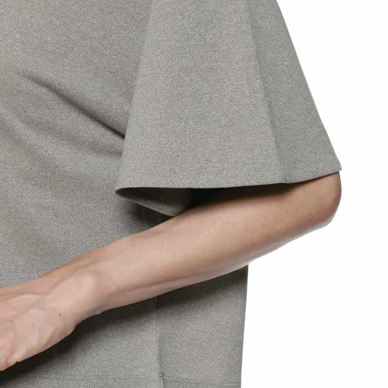 BARNEYS NEW YORK ウォッシャブル フレアスリーブカットソー GRAY