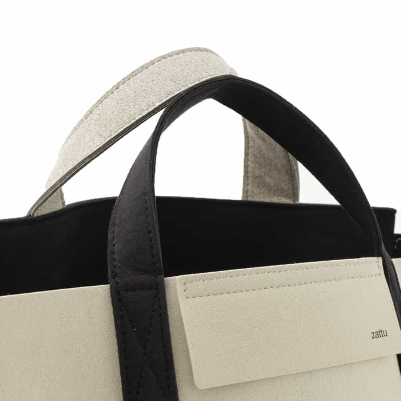 ZATTU ZATTU＜ザッツ＞ トートバッグ "KINAX"（M） IVORY