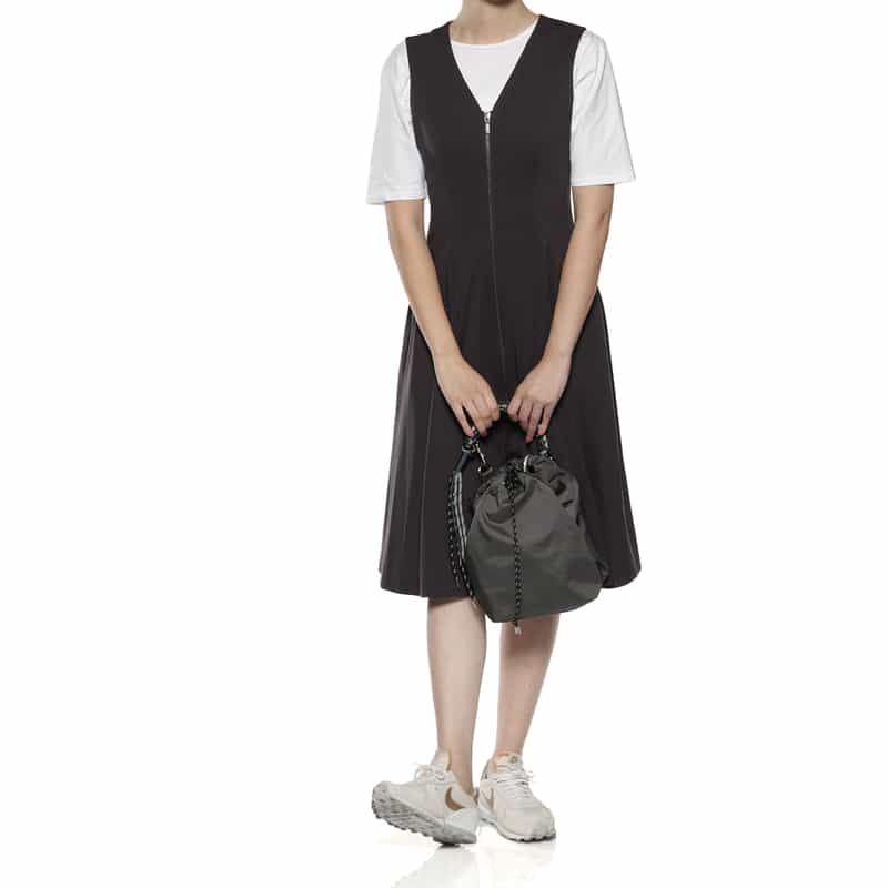 ZATTU ZATTU＜ザッツ＞ ハンドバッグ "LOWEE" DARK GRAY