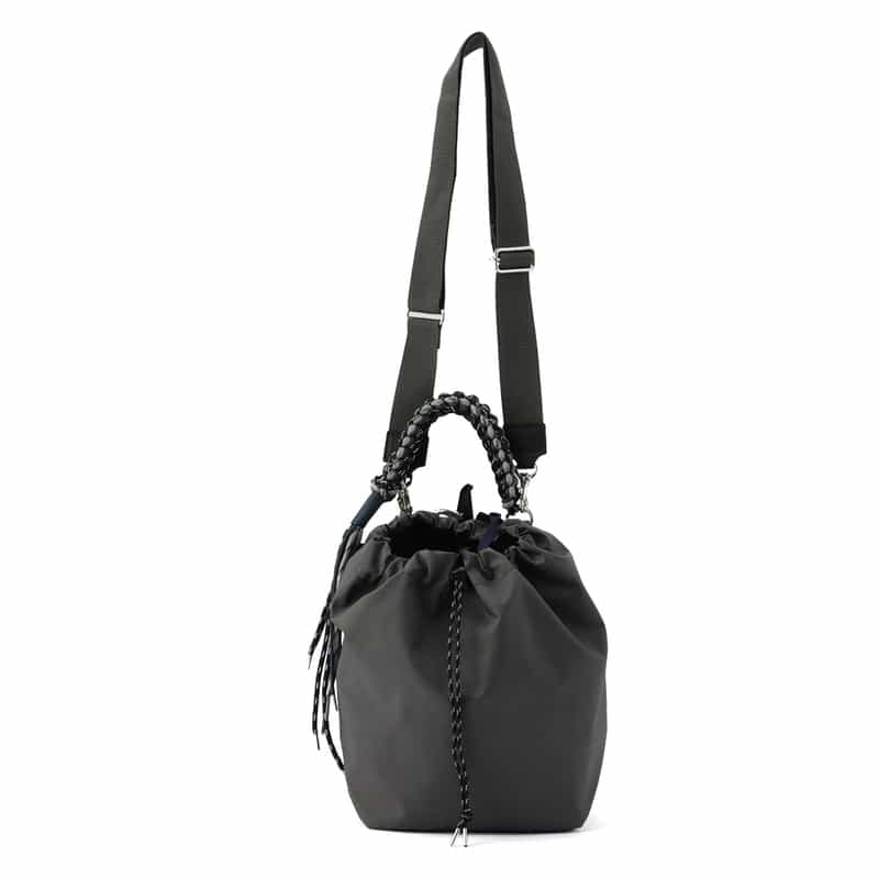 ZATTU ZATTU＜ザッツ＞ ハンドバッグ "LOWEE" DARK GRAY