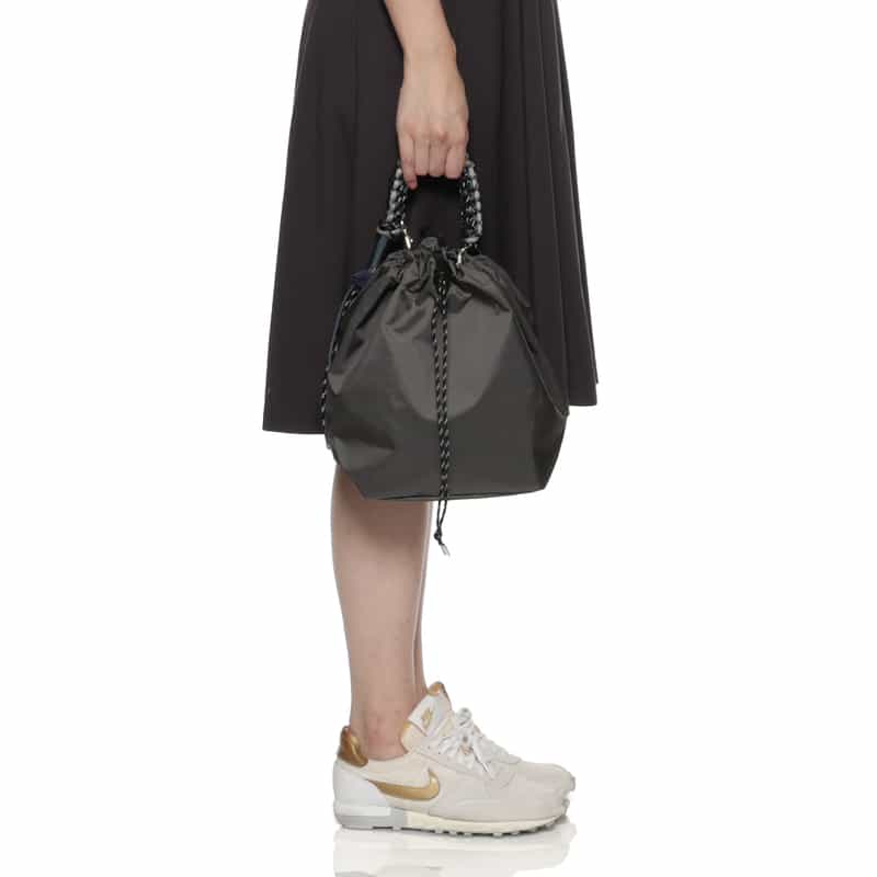 ZATTU ZATTU＜ザッツ＞ ハンドバッグ "LOWEE" DARK GRAY