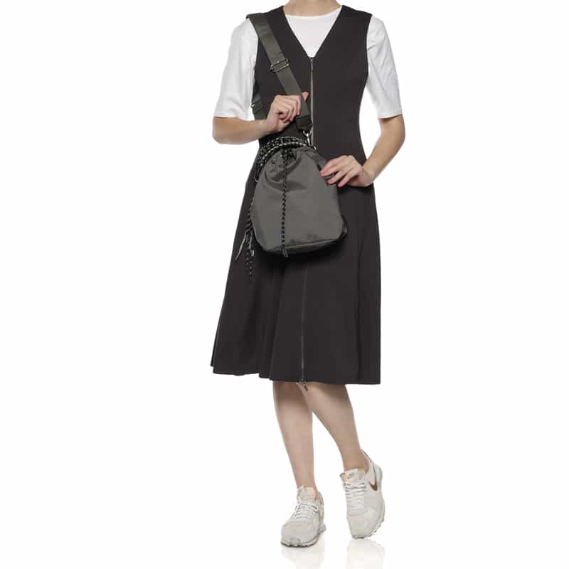 ZATTU ZATTU＜ザッツ＞ ハンドバッグ "LOWEE" DARK GRAY