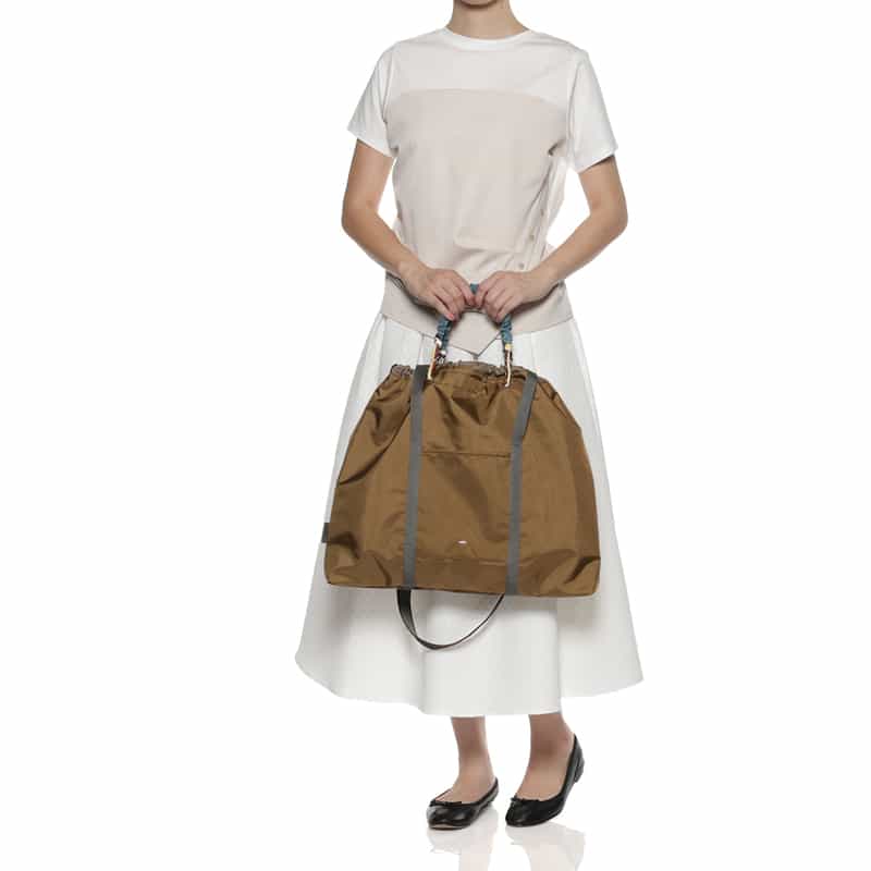 ZATTU ZATTU＜ザッツ＞ ハンドルトートバッグ "PATA-LQ" LIGHT BROWN