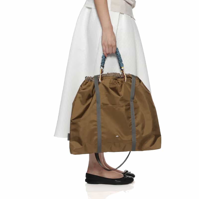 ZATTU ZATTU＜ザッツ＞ ハンドルトートバッグ "PATA-LQ" LIGHT BROWN