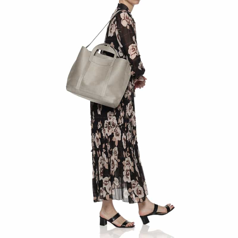 ZATTU ZATTU＜ザッツ＞ トートバッグ "KINAX" LIGHT GRAY