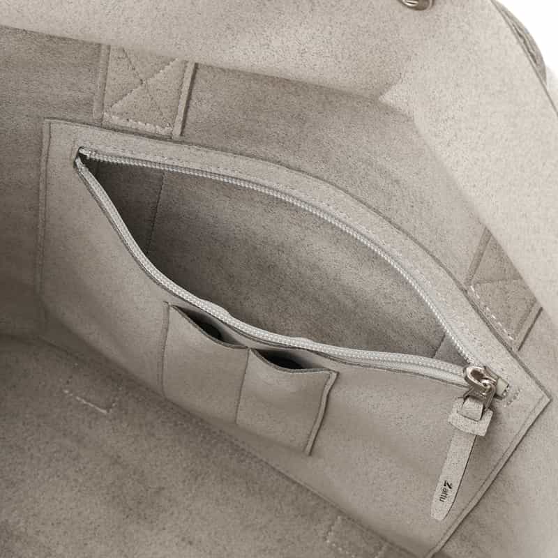 ZATTU ZATTU＜ザッツ＞ トートバッグ "KINAX" LIGHT GRAY