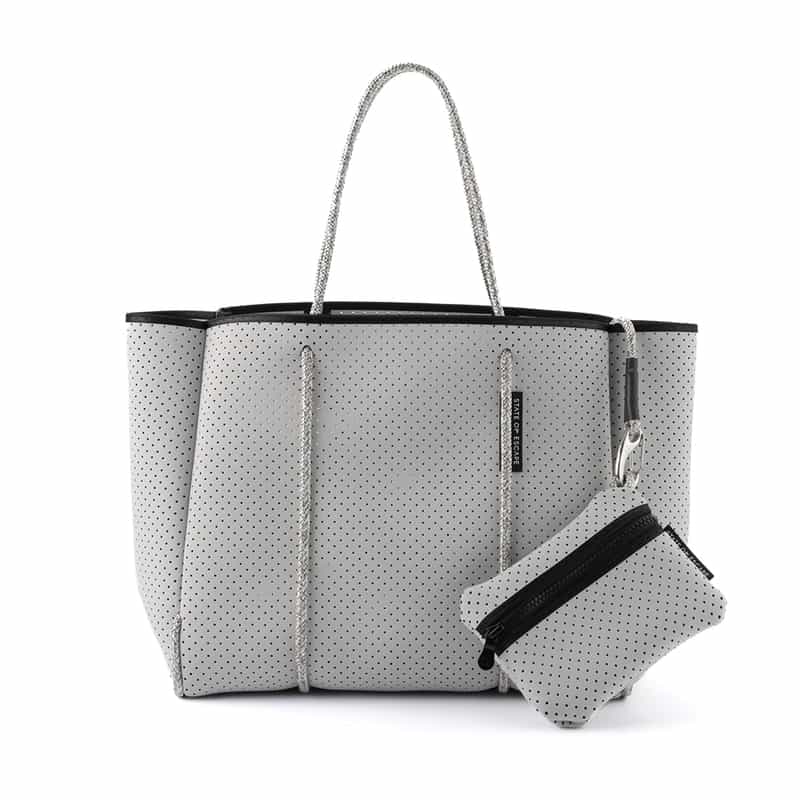 STATE OF ESCAPE STATE OF ESCAPE＜ステート オブ エスケープ＞ トートバッグ "Frying solo"（M） LIGHT GRAY