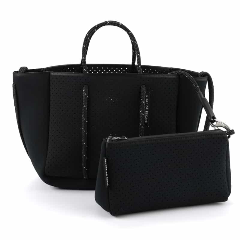 STATE OF ESCAPE STATE OF ESCAPE＜ステート オブ エスケープ＞ トートバッグ "Petite Escape"（S） BLACK