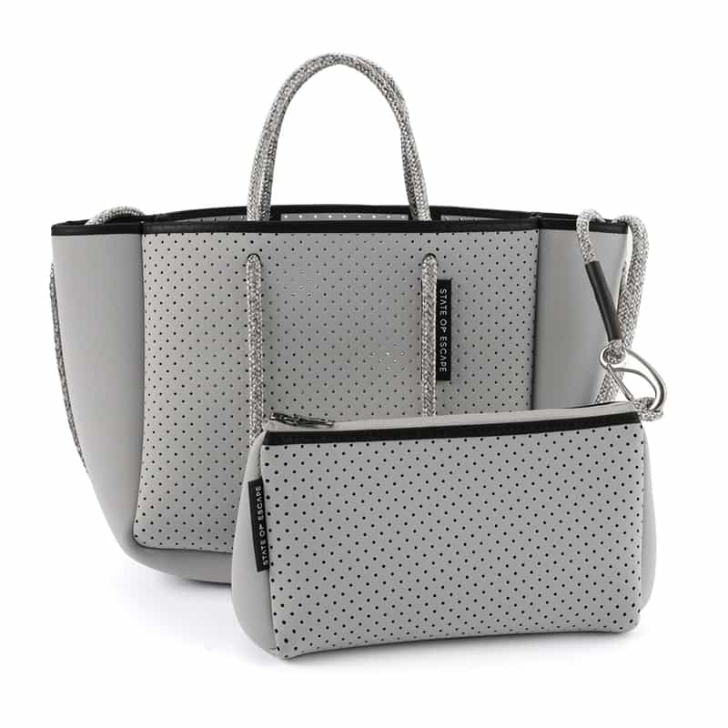 STATE OF ESCAPE STATE OF ESCAPE＜ステート オブ エスケープ＞ トートバッグ "Petite Escape"（S） LIGHT GRAY