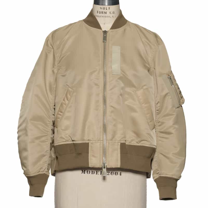 SACAI SACAI＜サカイ＞ナイロンツイルブルゾン BEIGE