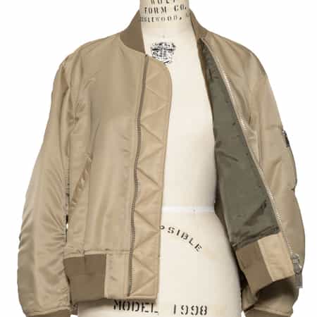本物新品sacai ナイロンツイルブルゾン　ベージュ ナイロンツイルブルゾン（2244778）｜SACAI(サカイ）｜WOMEN'S