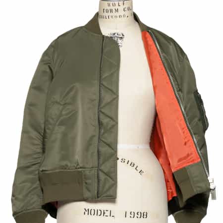 【新品タグ付き】sacai  ウール ボア ナイロンツイル ブルゾン sacai] Nylon Twill Mix Blouson – MaW SAPPORO
